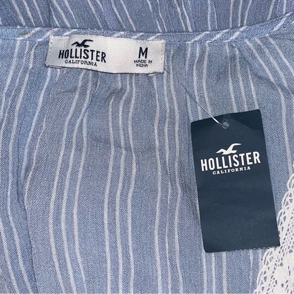 Hollister Boho Babydoll Striped Top -Medium - Picture 7 of 11